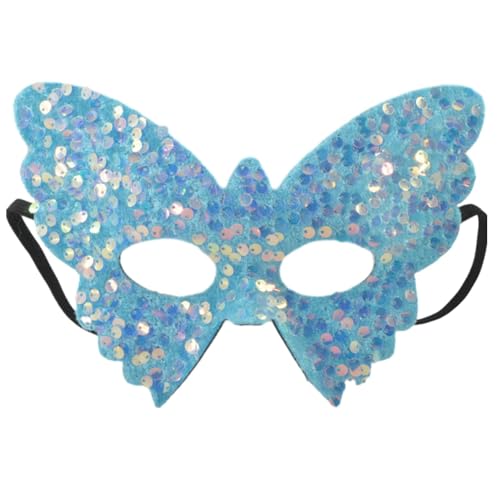 Holdes Gesichtsbedeckung für Maskerade, halbe Gesichtsbedeckung, Bling Cosplay, Pailletten, halbes Gesicht, Dekoration, Glitzer-Gesichtsabdeckung in Schmetterlingsform, für Frauen und Mädchen Holdes Gesichtsbedeckung für Maskerade, halbe Gesichtsbedeckung, Bling Cosplay, Pailletten, halbes Gesicht, Dekoration, Glitzer-Gesichtsabdeckung in Schmetterlingsform, für Frauen und Mädchen von Holdes