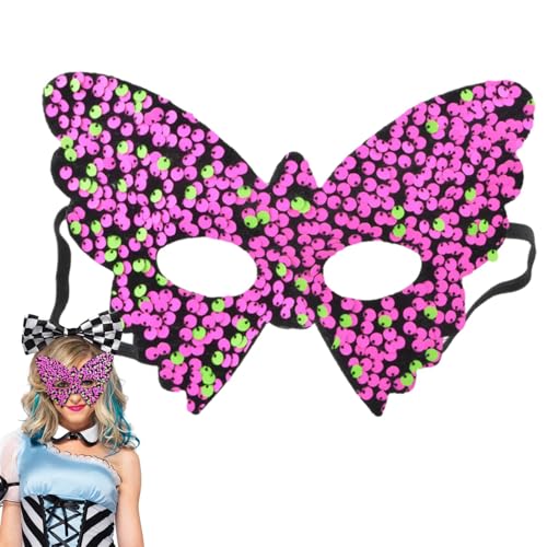 Holdes Gesichtsbedeckung für Maskerade-Party, Maskerade-Gesichtsbedeckung | Bling Cosplay Pailletten Halbes Gesicht Dekor Decke | Glitzernde Gesichtsabdeckung in Schmetterlingsform für Frauen und Holdes Gesichtsbedeckung für Maskerade-Party, Maskerade-Gesichtsbedeckung | Bling Cosplay Pailletten Halbes Gesicht Dekor Decke | Glitzernde Gesichtsabdeckung in Schmetterlingsform für Frauen und von Holdes
