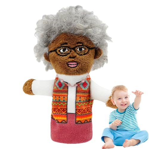 Holdes Handpuppen mit schwarzen Fingern, Fingerpuppen für die Familie, Plüschpuppen mit Cartoon-Fingern, Ausstellungsspielzeug für afrikanische Familienpuppen, erzählt Holdes Handpuppen mit schwarzen Fingern, Fingerpuppen für die Familie, Plüschpuppen mit Cartoon-Fingern, Ausstellungsspielzeug für afrikanische Familienpuppen, erzählt von Holdes