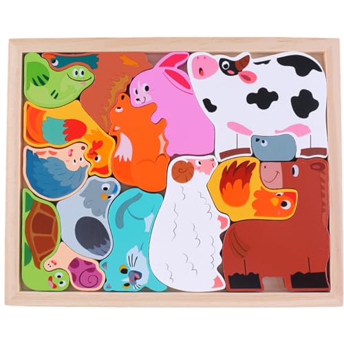 Holdes Holzpuzzle für – Lernspielzeug aus Holz | Feinmotorik-Spiel, Lernspielzeug für Vorschule, Holzpuzzle für Alter von 2 3 4 5 6 Jahren Holdes Holzpuzzle für – Lernspielzeug aus Holz | Feinmotorik-Spiel, Lernspielzeug für Vorschule, Holzpuzzle für Alter von 2 3 4 5 6 Jahren von Holdes