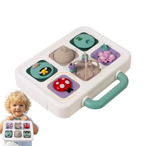 Holdes Interaktives sensorisches Spielzeug, sensorisches Tierspielzeug | Interaktives sensorisches Spielzeug 6 in 1 Lernspielzeug | Schiebe-Puzzle-Spielzeug, geneigtes Spielzeug zur Tierforschung für Holdes Interaktives sensorisches Spielzeug, sensorisches Tierspielzeug | Interaktives sensorisches Spielzeug 6 in 1 Lernspielzeug | Schiebe-Puzzle-Spielzeug, geneigtes Spielzeug zur Tierforschung für von Holdes