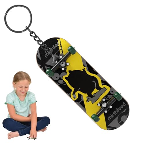 Holdes Kleines Berührungsspielzeug, Fingerboard mit Kugellagern, Schlüsselanhänger, Fingerboard, Spielzeug für Zuhause, Schule, Reisen, Picknick Holdes Kleines Berührungsspielzeug, Fingerboard mit Kugellagern, Schlüsselanhänger, Fingerboard, Spielzeug für Zuhause, Schule, Reisen, Picknick von Holdes