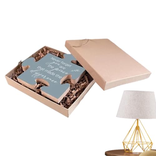 Holdes Kollegengeschenke für Frauen, Puzzleteil, Dankeschön | Puzzleblock aus Holz | Puzzleteilblock, inspirierende und nachdenkliche Geschenke zum Verlassen, Neujahr Holdes Kollegengeschenke für Frauen, Puzzleteil, Dankeschön | Puzzleblock aus Holz | Puzzleteilblock, inspirierende und nachdenkliche Geschenke zum Verlassen, Neujahr von Holdes