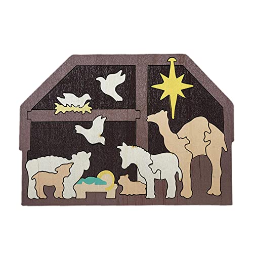 Holdes Krippenszene, Puzzles aus Holz, Weihnachten, Krippenszene – Kunsthandwerk, Ornament, Weihnachten, Skulptur, handgefertigt für Menschen, Liebhaber, Innendekoration Holdes Krippenszene, Puzzles aus Holz, Weihnachten, Krippenszene – Kunsthandwerk, Ornament, Weihnachten, Skulptur, handgefertigt für Menschen, Liebhaber, Innendekoration von Holdes