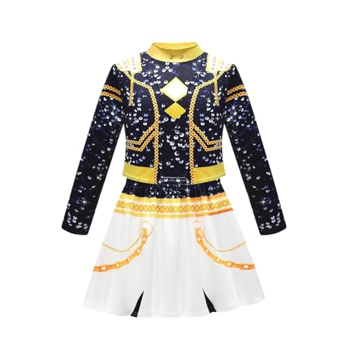 Holdes Mädchen Halloween Kostüm | Bühnenoutfit | Langarm Oberteil Shorts zum Verkleiden für Feiertag Bühnenaufführung Maskerade Familienfeier Theateraufführung Party von Holdes