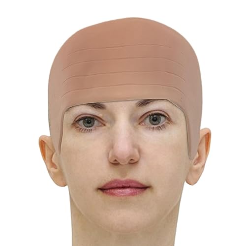 Holdes Perückenhut mit Glatze – Kopfbedeckung mit Glatze – Perückenhut für Glatze, Halloween-Make-up, hautfreundlich, Zubehör für Glatze Holdes Perückenhut mit Glatze – Kopfbedeckung mit Glatze – Perückenhut für Glatze, Halloween-Make-up, hautfreundlich, Zubehör für Glatze von Holdes