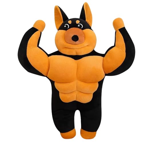Holdes Plüschspielzeug für Hunde, Plüschtier für muskulöse Hunde, lustig, muskulös, tragbar, Spielzeug für Hunde, weiche Tierpuppen für Sofa, Schlafzimmer Holdes Plüschspielzeug für Hunde, Plüschtier für muskulöse Hunde, lustig, muskulös, tragbar, Spielzeug für Hunde, weiche Tierpuppen für Sofa, Schlafzimmer von Holdes