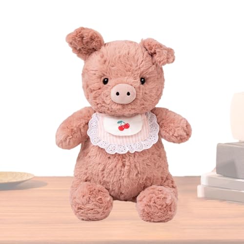 Holdes Plüschtiere, Plüschtiere – gefüllt mit Cartoon-Lätzchen | Plüschtiere 40,6 cm (16 Zoll), Plüschkissen für und Erwachsene, weiches Tier und von Holdes