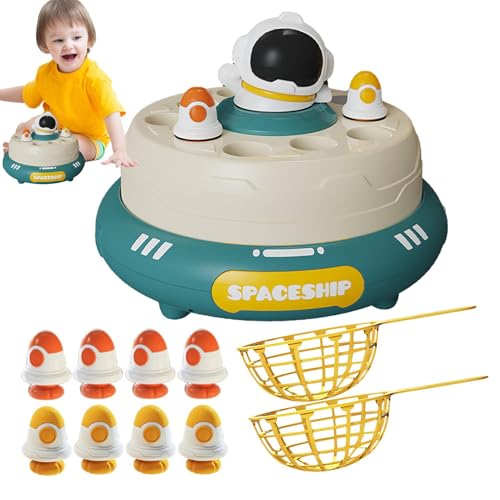 Holdes Pop-Pass-Catch Ballspiel, Flipper Aktivitätentisch | Flipper in Untertassenform – Aktivitätstisch Pinball Machine Pop-Pass-Catch Ball, Geschenk für Jungen und Mädchen von Holdes