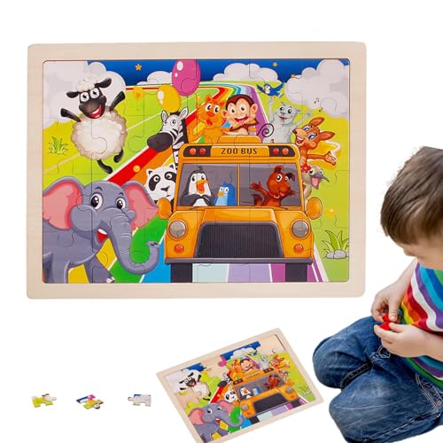 Holdes Puzzles 24 Teile für Puzzles aus Holz – Lernspielzeug für die Vorschulerziehung, Holzpuzzle für Alter von 3 bis 8 Jahren Holdes Puzzles 24 Teile für Puzzles aus Holz – Lernspielzeug für die Vorschulerziehung, Holzpuzzle für Alter von 3 bis 8 Jahren von Holdes