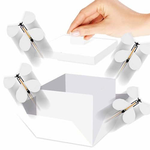 Holdes Schmetterlingsbox zum Muttertag, Schmetterlingskarten fliegen, Spielzeug Überraschung Schmetterling zum Aufziehen | Schmetterlingsbox für den Muttertag für Alter, perfekte Füllung für von Holdes