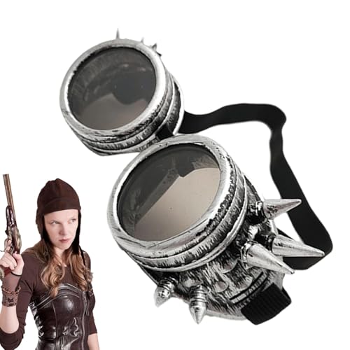 Holdes Sonnenbrille im Steampunk-Stil, viktorianische Steampunk-Brille | Steampunk-Sonnenbrille, Gothic-Stil, Sportbrille für Reisen und zum Sammeln von Make-up,, C, Se référer au descriptif Holdes Sonnenbrille im Steampunk-Stil, viktorianische Steampunk-Brille | Steampunk-Sonnenbrille, Gothic-Stil, Sportbrille für Reisen und zum Sammeln von Make-up,, C, Se référer au descriptif von Holdes