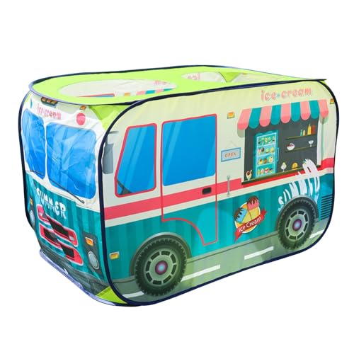 Holdes Spielzelt für Pop-Out-Zelt, Pop-Out-Zelt für Eiswagen, niedliches Spielzelt, wetterfest, kreatives Pop-Out-Zelt für 2 bis 4 Personen Holdes Spielzelt für Pop-Out-Zelt, Pop-Out-Zelt für Eiswagen, niedliches Spielzelt, wetterfest, kreatives Pop-Out-Zelt für 2 bis 4 Personen von Holdes