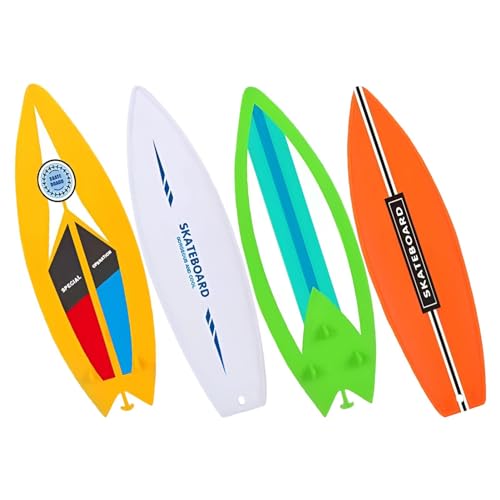 Holdes Surfbrett mit Fingerspitze, Surfbrett für | Surfbrett-Spielzeug-Set für 4 Teile – Finger-Sportspielzeug mit Handschlaufe für Skateboarder, Skater, Holdes Surfbrett mit Fingerspitze, Surfbrett für | Surfbrett-Spielzeug-Set für 4 Teile – Finger-Sportspielzeug mit Handschlaufe für Skateboarder, Skater, von Holdes