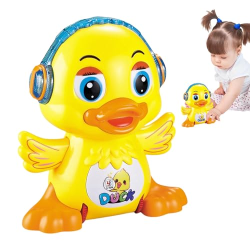 Holdes Tanzende Ente, tanzende Ente, interaktives musikalisches Entenspielzeug mit Licht, Lernspielzeug für Vorschule, niedliche elektrische Schaukel, tanzende Ente, für Holdes Tanzende Ente, tanzende Ente, interaktives musikalisches Entenspielzeug mit Licht, Lernspielzeug für Vorschule, niedliche elektrische Schaukel, tanzende Ente, für von Holdes