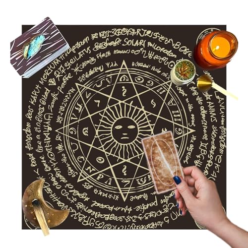 Holdes Tarot-Tischdecke – Stoff für Tarotkarte, Tarotkarte, Schmetterling, Lesestoff, Tarot-Stoff für Anfänger, Tarotkartenliebhaber von Holdes