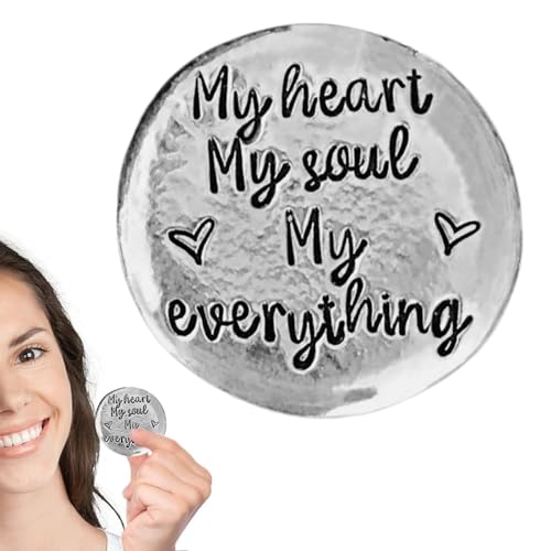 Holdes Taschenchips, Liebes-Token – handgefertigte Liebesmarken aus Zinn, Taschenumarmung, Sammlung von Liebesmünzen, um Ihre Lieben zu ehren, inspirieren Sie Glück Holdes Taschenchips, Liebes-Token – handgefertigte Liebesmarken aus Zinn, Taschenumarmung, Sammlung von Liebesmünzen, um Ihre Lieben zu ehren, inspirieren Sie Glück von Holdes