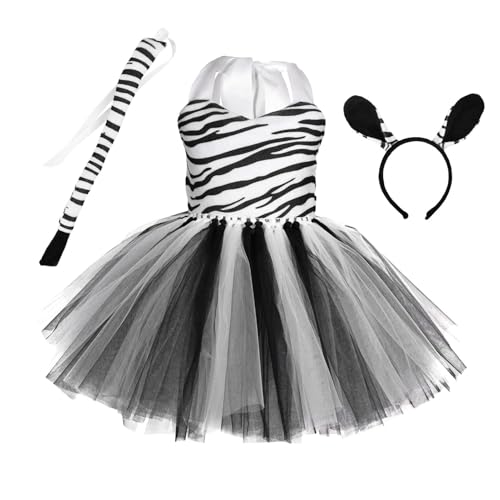 Holdes Tier Kostüm für Zebra Tier Cosplay Kostüm | Kleinkind Cosplay Kostüm mit passendem Stirnband - Zebra Print Tier Kostüm für Mädchen Holdes Tier Kostüm für Zebra Tier Cosplay Kostüm | Kleinkind Cosplay Kostüm mit passendem Stirnband - Zebra Print Tier Kostüm für Mädchen von Holdes