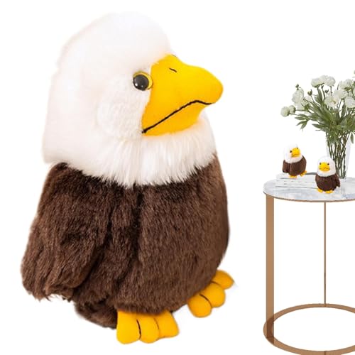 Holdes Weißer Kopf, Plüschtier – buntes Plüschspielzeug, niedliche Sammlerstücke, Wildvogelpuppen, tragbar, für Zuhause, Studio, Reise Holdes Weißer Kopf, Plüschtier – buntes Plüschspielzeug, niedliche Sammlerstücke, Wildvogelpuppen, tragbar, für Zuhause, Studio, Reise von Holdes