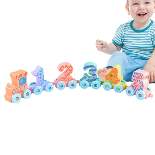 Holdes Zugblock-Spielzeug, Zahlenzug-Spielzeug, Zahlen-Set, Bausteinzahlen, interaktives Bauset, Lernspielzeug, Feinmotorik-Spielzeug mit Zug Holdes Zugblock-Spielzeug, Zahlenzug-Spielzeug, Zahlen-Set, Bausteinzahlen, interaktives Bauset, Lernspielzeug, Feinmotorik-Spielzeug mit Zug von Holdes