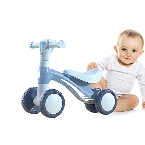 Laufradspielzeug - Weiches und rundes Kleinkinderfahrrad mit 4 Rädern - Lauflernhilfen für Kleinkinder im Alter von 1–6 Jahren, Jungen und Mädchen, Kleinkinder-Aufsitzspielzeug, Holdes von Holdes