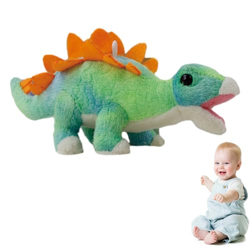 Plüschtier Dinosaurier aus Plüsch, gefülltes Dinosaurier-Wurfkissen | Wurfkissen 5,9 Zoll (14,7 cm), Plüsch-Dino-Plüschtiere, Dinosaurier-Plüschspielzeug, Kuschelkissen aus Plüsch von Holdes