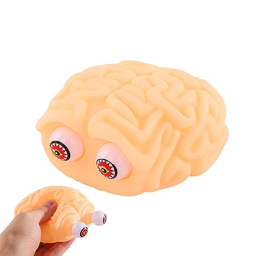 Quetschspielzeug,Squeeze Eyes Popping Brain Shape Sinnesspielzeug | Soft Squeeze Eyes Sensory Fidget Toys Geburtstagsgeschenk für Jungen Mädchen Kinder Holdes von Holdes