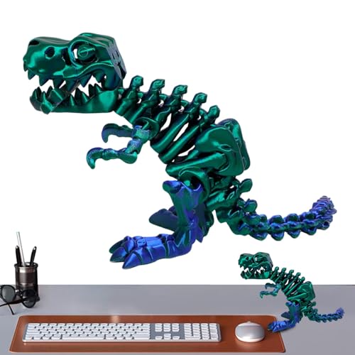 Spielzeug, Dinosaurier-Figur, bedruckt, Dinosaurier-Figuren, Skelett, Gelenke, bedruckt, Tischdekoration, freistehend, für Erwachsene, für Bibliothek, Spielzeug, Dinosaurier-Figur, bedruckt, Dinosaurier-Figuren, Skelett, Gelenke, bedruckt, Tischdekoration, freistehend, für Erwachsene, für Bibliothek, von Holdes