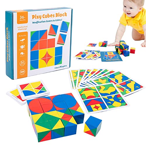 Stapelbare Spielzeugwürfel, Stapelspiel aus Holzklötzen, Puzzlespiele aus Holz, Lernspielzeug für , Mädchen, frühes Lernspielzeug Stapelbare Spielzeugwürfel, Stapelspiel aus Holzklötzen, Puzzlespiele aus Holz, Lernspielzeug für , Mädchen, frühes Lernspielzeug von Holdes