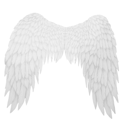 Engelsflügel Kostüm für Faltbare Partyflügel Vliesstoff Design für Halloween Weihnachten Cosplay Leicht Platzsparend Langlebig von Holibanna