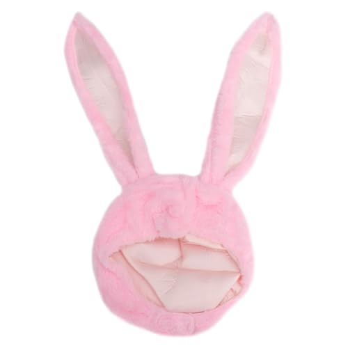 Hasenkostüm Erwachsene Rosa Hasenhut Plüsch Hasenohren Niedlich Party Kostüm Hut Lustige Hasenohren Östlichen Geburtstag Kostüm Tier Cosplay Kappe Hasenkostüm von Holibanna