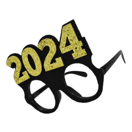 Holibanna 1 Paar Brillen Für Das Neue Jahr 2024 Lustige 2024 Neue Jahre Neujahrsparty-brillen Kostümbrillen Für Das 2024 Tanzbrille Geburtstagsbrille Dekor Modellieren Runder Rahmen Vlies von Holibanna