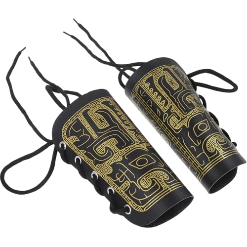 Holibanna 1 Paar Handgelenkstützen-Requisiten befestigen Armschienen für Frauen bewachen Halloween Armband Halloween Accessories Cosplay Handgelenkschutz Party-Cosplay-Armband Baumwollseil von Holibanna