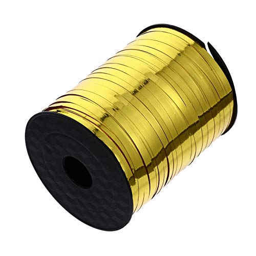 Holibanna 1 Rolle Diy Ballonband Yards Gold Verpackungsband für Partys Hochzeiten und Glänzend und Leicht Zuschneidbar Geschenkband für Festliche Anlässe und Dekorationen Holibanna 1 Rolle Diy Ballonband Yards Gold Verpackungsband für Partys Hochzeiten und Glänzend und Leicht Zuschneidbar Geschenkband für Festliche Anlässe und Dekorationen von Holibanna