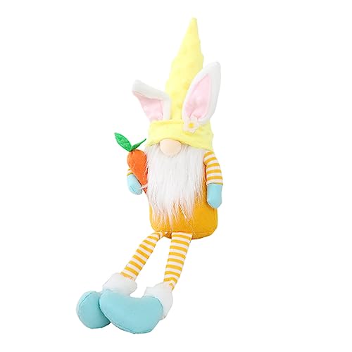 Holibanna 1 STK. Osterpuppe Kinderspielzeug Plüschhase Babypuppenkleidung Einhornspielzeug für Mädchen Puppenträger hasenpuppe büro Dekoration Bastelpuppe schöner Puppenschmuck Stoff Yellow Holibanna 1 STK. Osterpuppe Kinderspielzeug Plüschhase Babypuppenkleidung Einhornspielzeug für Mädchen Puppenträger hasenpuppe büro Dekoration Bastelpuppe schöner Puppenschmuck Stoff Yellow von Holibanna