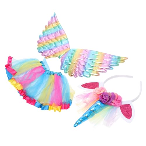 Holibanna 1 Satz Ballettröckchen Mädchen Regenbogen-tutu Und Flügel Marienkäfer Jungs Party Plaid Falten- Schulröcke Kostüm Hochzeitskleid Cosplay-kleidung Kleid Polyester Holibanna 1 Satz Ballettröckchen Mädchen Regenbogen-tutu Und Flügel Marienkäfer Jungs Party Plaid Falten- Schulröcke Kostüm Hochzeitskleid Cosplay-kleidung Kleid Polyester von Holibanna