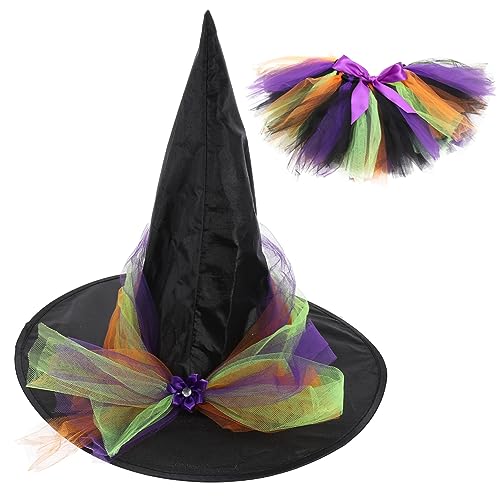 Holibanna 1 Satz Bequeme Hexenkleidung, Wiederverwendbares Kinderkostüm, Dekoratives Halloween-kostüm Holibanna 1 Satz Bequeme Hexenkleidung, Wiederverwendbares Kinderkostüm, Dekoratives Halloween-kostüm von Holibanna