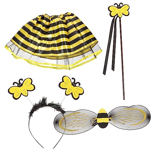 Holibanna Kinderkostüme 1 Satz Bienen-cosplay-flügel Bienenanzug Aufkleber Bienenkostüm Bienendekor Feenflügel Leistungsbienenflügel Cosplay Party Bienenflügel Bienen-stirnband Siebdruck Bee Costume Holibanna Kinderkostüme 1 Satz Bienen-cosplay-flügel Bienenanzug Aufkleber Bienenkostüm Bienendekor Feenflügel Leistungsbienenflügel Cosplay Party Bienenflügel Bienen-stirnband Siebdruck Bee Costume von Holibanna