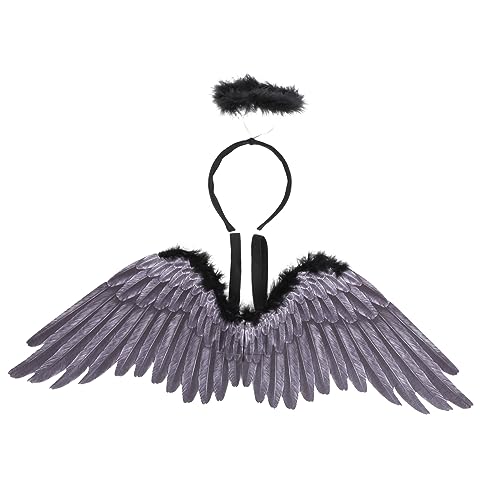 Holibanna 1 Satz Engelsflügel Halloweenkostüm Feenkostüm Flügel Schwarzer Flügel Frauen Halloween-kostüme Für Kleid Für Mädchen Feenflügel Für Erwachsene Weiße Flügel Vlies Black Holibanna 1 Satz Engelsflügel Halloweenkostüm Feenkostüm Flügel Schwarzer Flügel Frauen Halloween-kostüme Für Kleid Für Mädchen Feenflügel Für Erwachsene Weiße Flügel Vlies Black von Holibanna