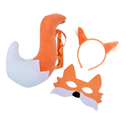 Holibanna 1 Satz Fuchs Cosplay Kostüm Tiermaske Ohren Stirnband Anzug Bühnenauftritt von Holibanna