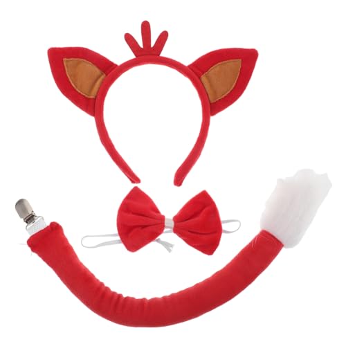 Holibanna Stirnband Mit Plüschohren Und Kostümzubehör Für Damen Und Partys Halloween Bühnenrollenspiele Holibanna Stirnband Mit Plüschohren Und Kostümzubehör Für Damen Und Partys Halloween Bühnenrollenspiele von Holibanna
