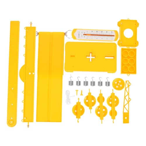 Holibanna 1 Satz Hebelscheibe -Set DIY-modellbausatz Für Physikexperimente Experimentierkasten Physik Wissenschaftliches Experiment Für Riemenscheibenhalter Eisen Yellow von Holibanna