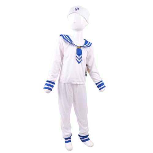 Holibanna 1 Satz Junge Sailor Anzug Frauen Sailor -Kostümzubehör -Cosplay Matrosenkleid Herren Yacht Captain Sailor Kostüm Matrosenkostüm für Herren Matrosenkostüm Damen Polyester Weiß Holibanna 1 Satz Junge Sailor Anzug Frauen Sailor -Kostümzubehör -Cosplay Matrosenkleid Herren Yacht Captain Sailor Kostüm Matrosenkostüm für Herren Matrosenkostüm Damen Polyester Weiß von Holibanna