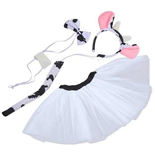 Holibanna 1 Satz Kuh-Anziehset halloween köstum tierkostüme Kuhrock-Anzug Kuh- kuh haarreif Tierstirnband binden Kuhkostüm Stirnband mit Kuhohren und Hörnern Kuhschwanz Tuch Holibanna 1 Satz Kuh-Anziehset halloween köstum tierkostüme Kuhrock-Anzug Kuh- kuh haarreif Tierstirnband binden Kuhkostüm Stirnband mit Kuhohren und Hörnern Kuhschwanz Tuch von Holibanna
