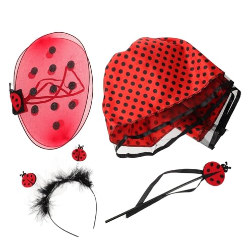 Holibanna 1 Satz Marienkäfer Flügel Mull Rock Performance-kostümanzug Party-kid, Das Kostüm Aufführt Lustiges Kleidungsset Urlaubskostüm Cosplay-kostüm Für Rot Siebdruck Holibanna 1 Satz Marienkäfer Flügel Mull Rock Performance-kostümanzug Party-kid, Das Kostüm Aufführt Lustiges Kleidungsset Urlaubskostüm Cosplay-kostüm Für Rot Siebdruck von Holibanna