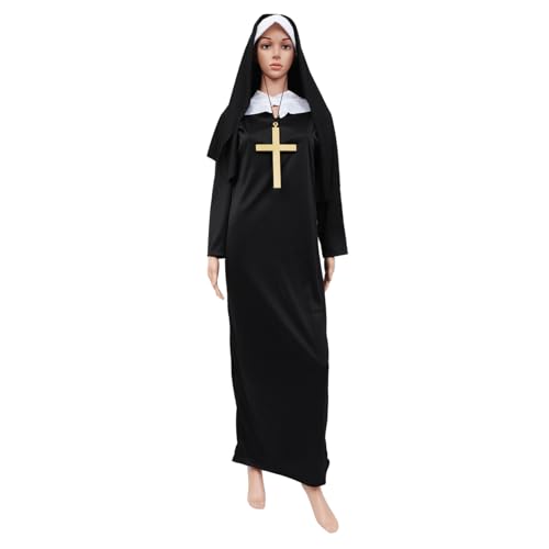 Holibanna Halloween-kostüme Für Frauen Christliches Nonnenkleid Cosplay-party-thema Requisiten von Holibanna