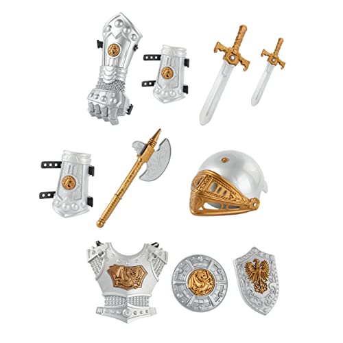 Holibanna 1 Satz Ritter Anzug Party Kostüm Kleider Für Outfits Junge Klein Rüstung Reiterkleidung Schwerter Plastik von Holibanna