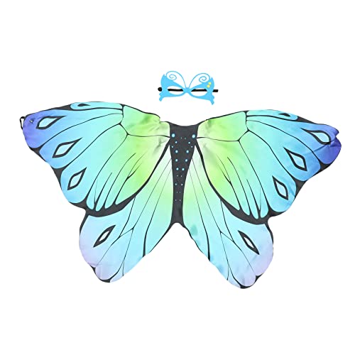 Holibanna 1satz Butterfly Cape Kostüm Für Erwachsene Schmetterlingsflügel Umhang Für Halloween Karneval Und Cosplay Hochwertiges Satin-material Für Festliche Anlässe von Holibanna
