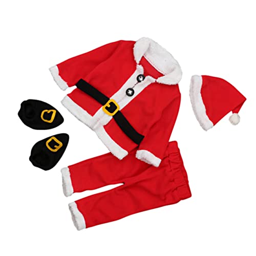 Holibanna 1 Satz Weihnachtsmantel Outfits für neugeborene Jungen winterplüsch tops Winterkleidung kleidung -Weihnachtshose Kleinkinder Weihnachtskostüm Plüschstoffe rot Holibanna 1 Satz Weihnachtsmantel Outfits für neugeborene Jungen winterplüsch tops Winterkleidung kleidung -Weihnachtshose Kleinkinder Weihnachtskostüm Plüschstoffe rot von Holibanna