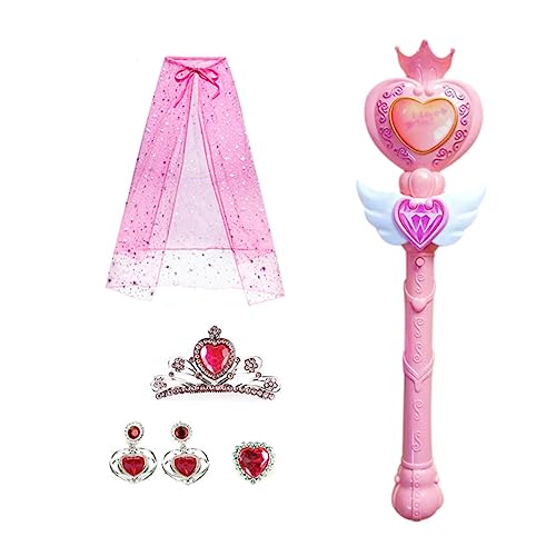 Holibanna 1 Satz Zauberstab Kostüme Fee Zubehör Ballettröckchen Dekorationen Prinzessin Partyversorgung Umhang Leuchtende Stöcke Glühstab Blinkende Stöcke Hoch Rosa Holibanna 1 Satz Zauberstab Kostüme Fee Zubehör Ballettröckchen Dekorationen Prinzessin Partyversorgung Umhang Leuchtende Stöcke Glühstab Blinkende Stöcke Hoch Rosa von Holibanna